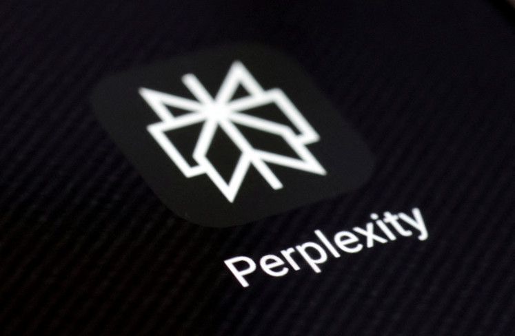 Perplexity AI application icon is seen in this illustration taken Jan. 4, 2024.