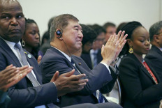 Japanese Prime Minister Shigeru Ishiba (center) attends an event ahead of the opening ceremony of the Tokyo International Conference on African Development on Aug. 20, 2025, in Yokohama, Japan.