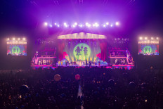 Family fun: Crowds gather at Konser JUMBO on Aug. 17, 2025, at Beach City International Stadium in Ancol, North Jakarta, to celebrate homegrown animated feature film Jumbo.