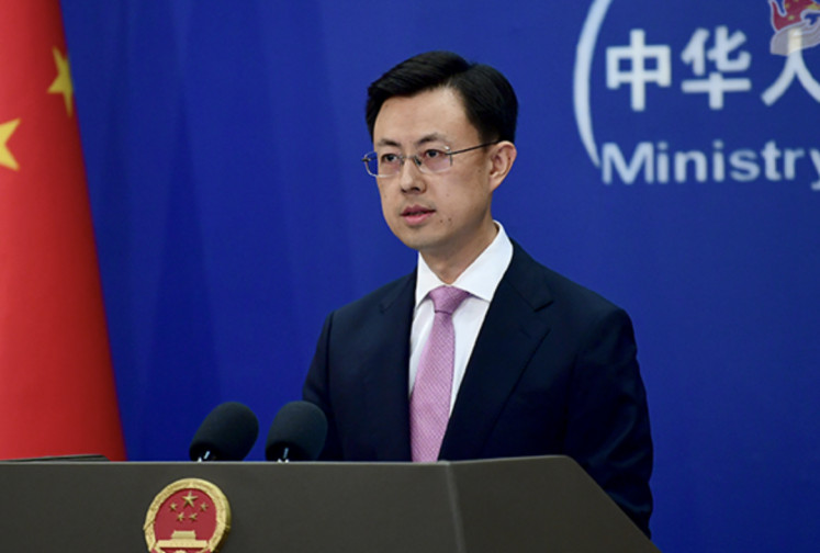 Chinese Foreign Ministry spokesperson Guo Jiakun. 