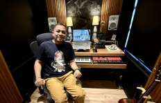 Pop maestro: Songwriter and music producer Ade Govinda poses in his studio on Aug. 22, 2025, during an interview at his house in West Jakarta.