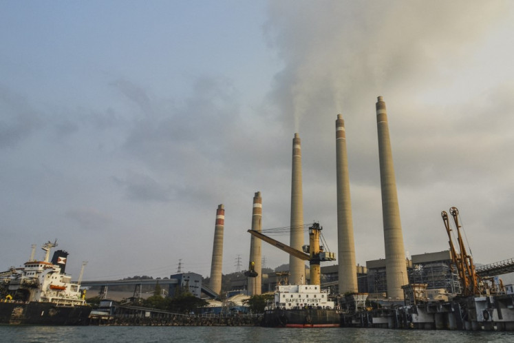 Suralaya coal-fired power plant is seen on Oct. 31, 2023, in Cilegon,  Banten.