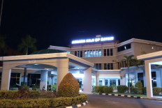 The entrance of Batam Haj Dormitory at Batam Center in Batam, Riau Islands, is seen in this undated picture. The Batam Free Trade Zone Authority (BP Batam) plans to renovate the haj dormitory which serves pilgrims from Riau Islands as well as those from neighboring provinces of Riau, Jambi and West Kalimantan.