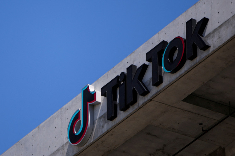 A general view of the offices of TikTok in Culver City, California, United States, on April 2, 2025. 