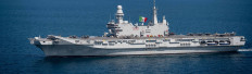 The Italian Navy light aircraft carrier Giuseppe Garibaldi is seen in this undated picture at an unknown location. The National Development Planning Board (Bappenas) has approved a foreign loan limit of US$450 million for the Indonesian Navy to acquire the carrier.