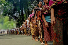 Footsteps of faith: 'Pilgrimage to Bonokeling’ by Mirah Miryatta. The photographer traveled to Bonokeling in Pekuncen village, Central Java, to witness an age-old tradition of the local community. (Courtesy of Mirah Miryatta)