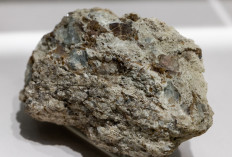 Unassuming appearance: A sample of bastnaesite ore, a mineral used in the rare earth industry to extract elements such as cerium, lanthanum, and neodymium, is displayed at the Geological Museum of China in Beijing on Oct. 14, 2025.