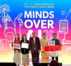 Indonesian team receives UNESCO Youth Hackathon award