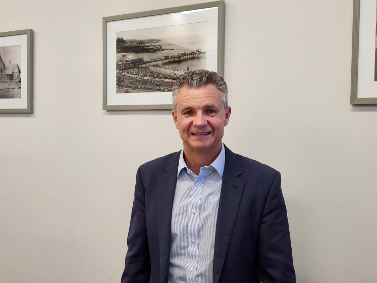 Australian Assistant Minister for Foreign Affairs and Trade Matt Thistlethwaite is pictured at his office on Monday in Sydney, Australia. 