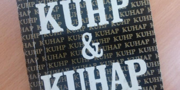 Illustration of the Indonesian Criminal Code (KUHP) and Criminal Law Procedures Code (KUHAP). 