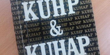 Illustration of the Indonesian Criminal Code (KUHP) and Criminal Law Procedures Code (KUHAP).