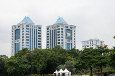 The Finance Ministry office is seen Dec. 6, 2024, in Jakarta.