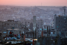 A general view of the destroyed buildings in the Jabalia in the northern Gaza Strip on Dec. 24, 2025.