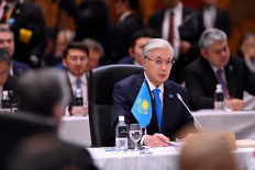 Kazakhstan&rsquo;s President Kassym-Jomart Tokayev delivers remarks at the leaders-level &ldquo;Central Asia plus Japan&ldquo; Dialogue (CA+JAD) Summit in Tokyo on December 20, 2025. 
