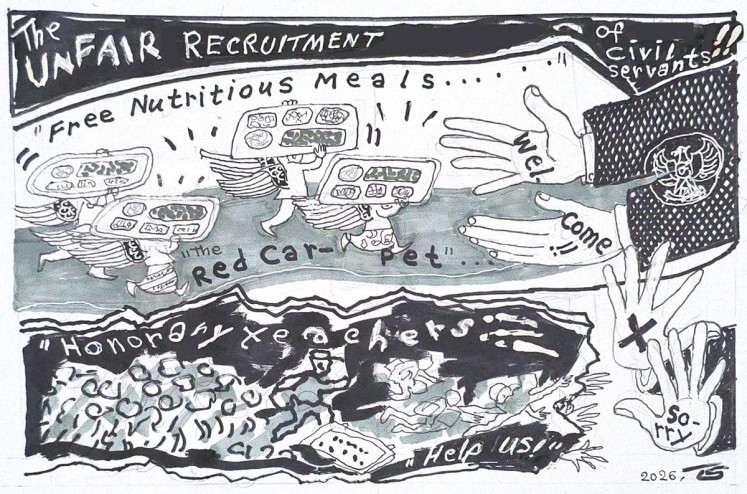 injustice for honorary teachers cartoon