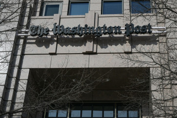 A view of the Washington Post office building in Washington, DC, on February 4, 2026. The Washington Post, owned by billionaire Amazon founder Jeff Bezos, announced major job cuts on February 4, saying that &ldquo;painful&ldquo; restructuring was needed at the storied newspaper. 