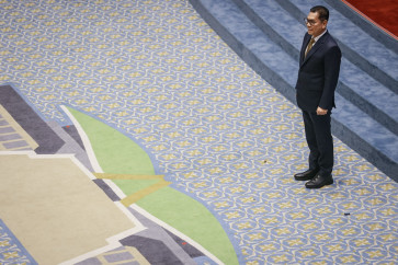 Former Golkar Party politician and House of Representatives deputy speaker Adies Kadir attends a House plenary session at the Senayan Legislative Complex in Central Jakarta on Jan. 27, 2026. The House appointed Adies as its appointee for the Constitutional Court justice seat to replace incumbent Justice Arief Hidayat who is due to retire. 