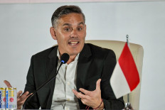 New boss: Englishman John Herdman, the newly appointed head coach of Indonesia&rsquo;s national soccer team, answers journalists&rsquo; questions during a press conference in Jakarta on Jan. 13, 2026.