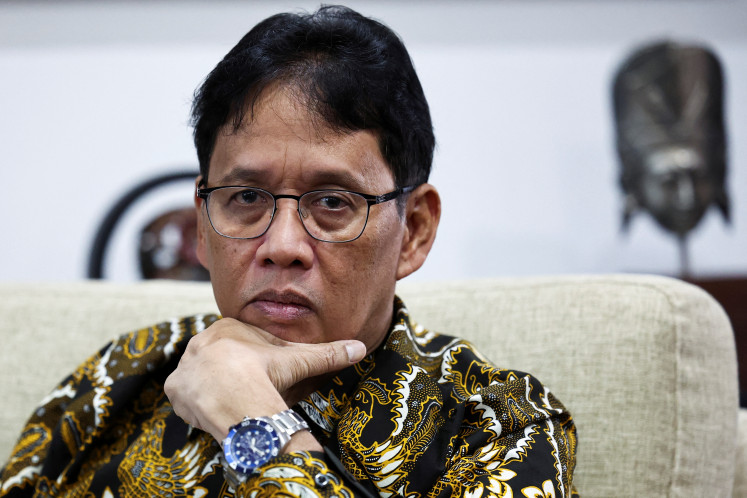 Pivotal time: Finance Minister Purbaya Yudhi Sadewa looks on during an interview on Tuesday, March 3, 2026, with Reuters in Jakarta.