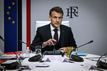 France's President Emmanuel Macron speaks during a national defense council meeting at the Elysee Palace, in Paris, France on March 10, 2026.