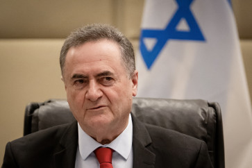 Israeli Defense Minister Israel Katz speaks after a meeting with his Greek counterpart in Athens in this file photo from Jan. 20, 2026.