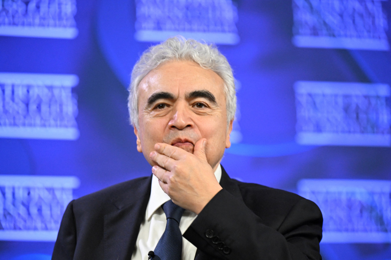 International Energy Agency executive director Fatih Birol looks on during his speech at the National Press Club in Canberra, Australia, on March 23, 2026.