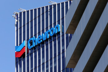 This picture taken on September 3, 2025, shows the offices of Chevron, a major US energy company, in Perth, Western Australia.