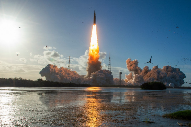 The Artemis II crewed lunar mission lifts off from Pad 39B at Kennedy Space Center in Cape Canaveral, Florida, the United States on April 1, 2026. Four astronauts blasted off aboard a massive NASA rocket April 1 on a long-anticipated journey around the Moon, the first crewed lunar flyby in more than 50 years.