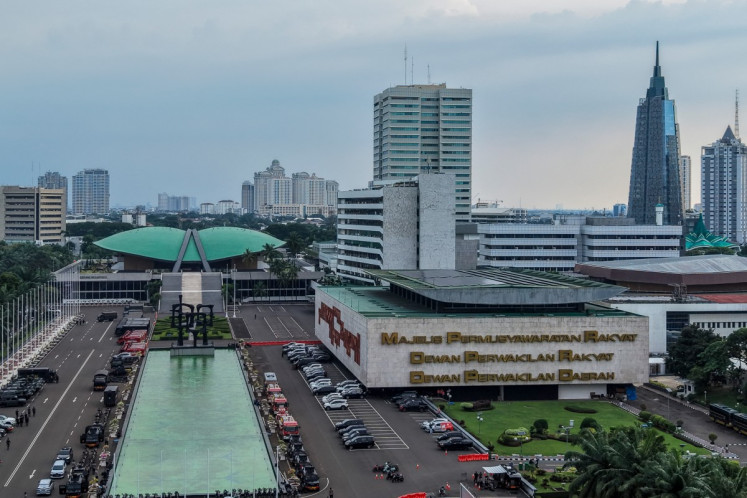 The Senayan legislative complex in Central Jakarta is seen in this picture taken on May 1.