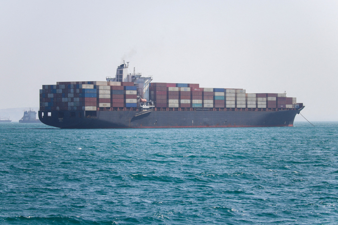 Vessels in the Strait of Hormuz near Bandar Abbas, Iran, May 4, 2026. 
