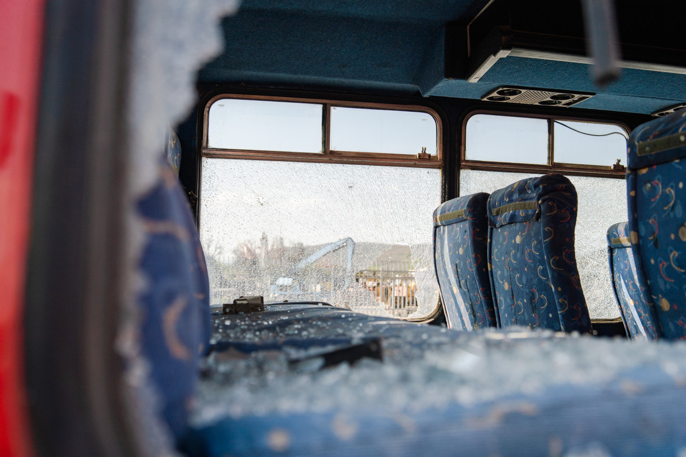 Illustration of bus crash.