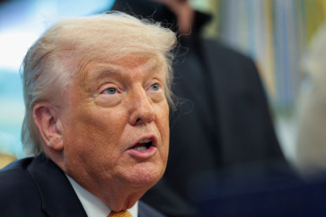 US President Donald Trump speaks at an event in the Oval Office at the White House in Washington, D.C., United States on May 6, 2026.