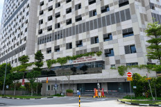 This photo shows a general view of Singapore's National Centre for Infectious Diseases (NCID) in Singapore on May 8, 2026. Two Singapore residents who had been on board a hantavirus-hit cruise ship have been isolated at NCID as they await test results for the rare respiratory disease, Singapore's Communicable Diseases Agency (CDA) said on May 7.