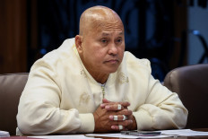 Philippine Senator Ronald &ldquo;Bato&ldquo; dela Rosa, the chief enforcer of former president Rodrigo Duterte's drug war, attends a session at the Senate, which holds him under protective custody amid an International Criminal Court warrant, in Pasay City, Metro Manila, Philippines, May 12, 2026.