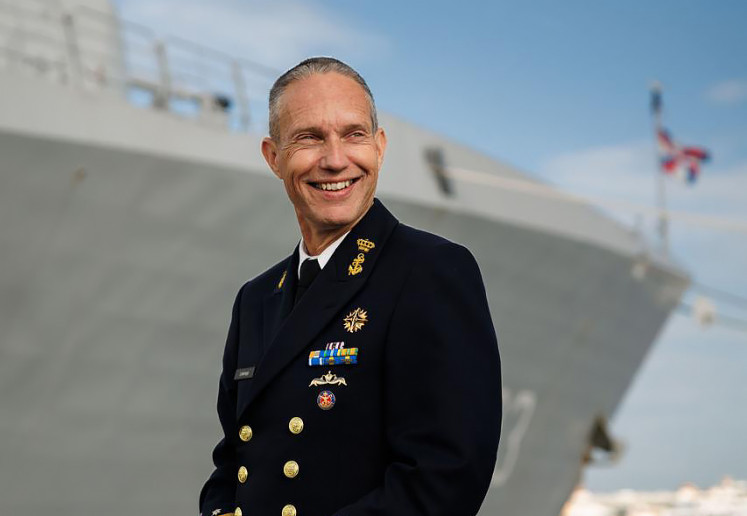 Commander of the Royal Netherlands Navy Vice Adm. Harold Liebergs.