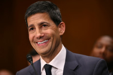 Kevin Warsh, nominee for US Federal Reserve Chair, testifies during a Senate Banking Committee hearing on his nomination on Capitol Hill in Washington, DC, on April 21, 2026.
