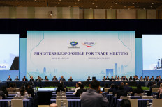 Delegates attend the opening session of the 32nd APEC Ministers Responsible for Trade Meeting in Suzhou, Jiangsu province, China, on May22, 2026.