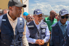 World Health Organization Director-General Tedros Adhanom Ghebreyesus arrives in Bunia, in the eastern Democratic Republic of the Congo, on May 30, 2026. The WHO's director general had earlier announced he was coming to Bunia, capital of Ituri province, to &ldquo;help&ldquo; and &ldquo;listen to&ldquo; the people facing the worst of the outbreak.