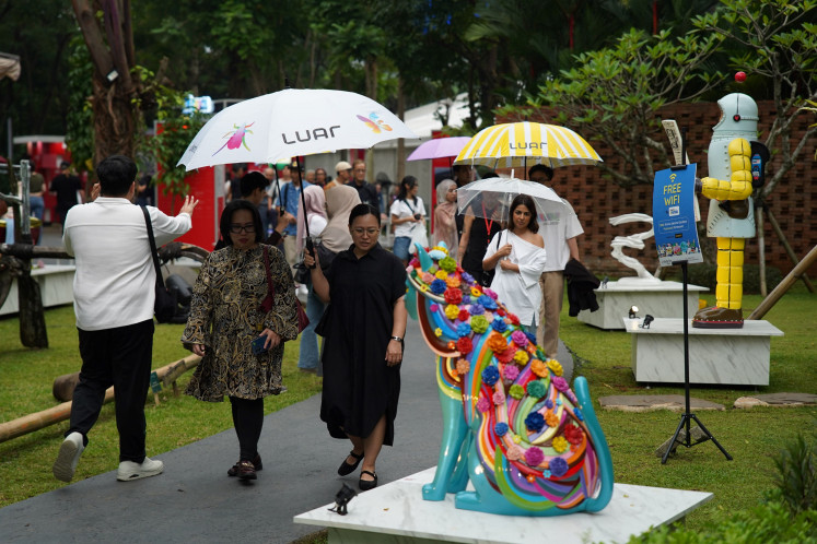 Art Jakarta Gardens’ main attraction is the aptly-named Sculpture Garden, with more than 30 sculptures on display this year.