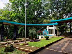 The main gate of Jakarta State Polytechnic (PNJ) in Depok, West Java is seen in this photo taken on Aug. 21, 2025.