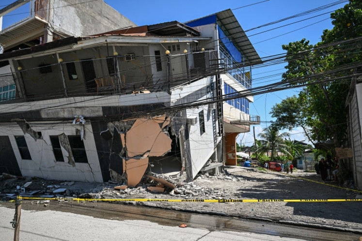This photo shows a collapsed building after a 7.8 magnitude earthquake in General Santos City on June 9, 2026. A 7.8-magnitude earthquake in the southern Philippines on June 8 killed at least 45 people, according to provincial authorities, after toppling buildings and sparking tsunami warnings across the region.