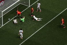 Belgian striker Romelu Lukaku forces an own goal by Egyptian defender Mohamed Hany during the 2026 FIFA World Cup Group G match between Belgium and Egypt on June 15 at Seattle Stadium in Seattle, the United States..