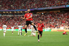 Mohamed Salah #10 of Egypt celebrates scoring his team's second goal during the FIFA World Cup 2026 Group G match between New Zealand and Egypt at BC Place Vancouver on June 21, 2026 in Vancouver, British Columbia.  