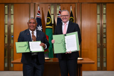 Australia, Vanuatu sign deal barring foreign military base on Pacific island