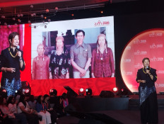 Indigenous perspective: Award-winning filmmaker Sarah Lois Dorai, who is of Kelabit indigenous descent, speaks during the Rainforest Youth Summit (RAYS) in Kuching, Sarawak, Malaysia, on June 24, 2026. Sarah was among the summit's featured speakers.