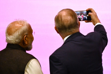 Australia&rsquo;s Prime Minister Anthony Albanese (right) takes a selfie with Indian Prime Minister Narendra Modi (left) at the Australia-India Economic Roadmap Business Reception in Melbourne on July 9, 2026. 