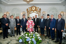 This handout photo taken and released by Thailand's Ministry of Foreign Affairs on July 12, 2026 shows (from left to right) Timor-Leste's Foreign Minister Bendito dos Santos Freitas, Vietnam's Foreign Minister Le Hoai Trung, Malaysia's Chief Secretary Shamsul Azri Abu Bakar, Thailand's Foreign Minister Sihasak Phuangketkeow, Philippines' Foreign Minister Maria Theresa Lazaro, Singapore's Foreign Minister Vivian Balakrishnan, Brunei's Foreign Minister Erywan Yusof, Indonesia's Foreign Minister Sugiono, Laos' Foreign Minister Thongsavanh Phomvihane and Myanmar's Foreign Minister U Tin Maung Swe posing for a photo during an informal meeting with ASEAN Foreign Ministers in Bangkok.