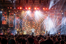 Opening act: Malaysian music icon M. Nasir performs on June 26, 2026 before thousands of concertgoers on the opening night of the Rainforest World Music Festival at the Sarawak Cultural Village in Sarawak, Malaysia. His set drew one of the festival's largest crowds as fans sang along to his classic hits.