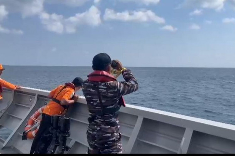 Rescuers search for dozens of people who went missing after the KM Nurul Salsa passenger boat sank in the waters of Selayar in South Sulawesi on July 15, 2026, in an operation on July 19.