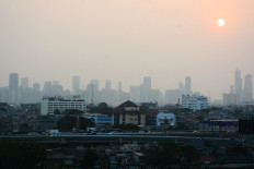 Skyscrapers in Jakarta are shrouded in haze on July 20 in East Jakarta. Jakarta's Air Quality Index (AQI) averaged between 120 and 168 in mid-July 2026, placing the city's air quality in the unhealthy category. Jakarta also hosts the headquarters of the ASEAN Coordinating Center for Transboundary Haze Pollution Control (ACC THPC) in Kebon Nanas, East Jakarta, which facilitates coordination among member states in addressing the impact of regional haze pollution.
